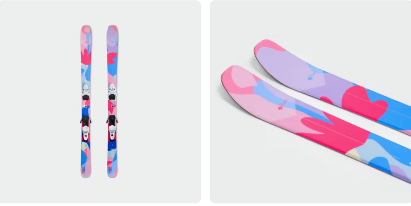 Womens downhill skis bindings