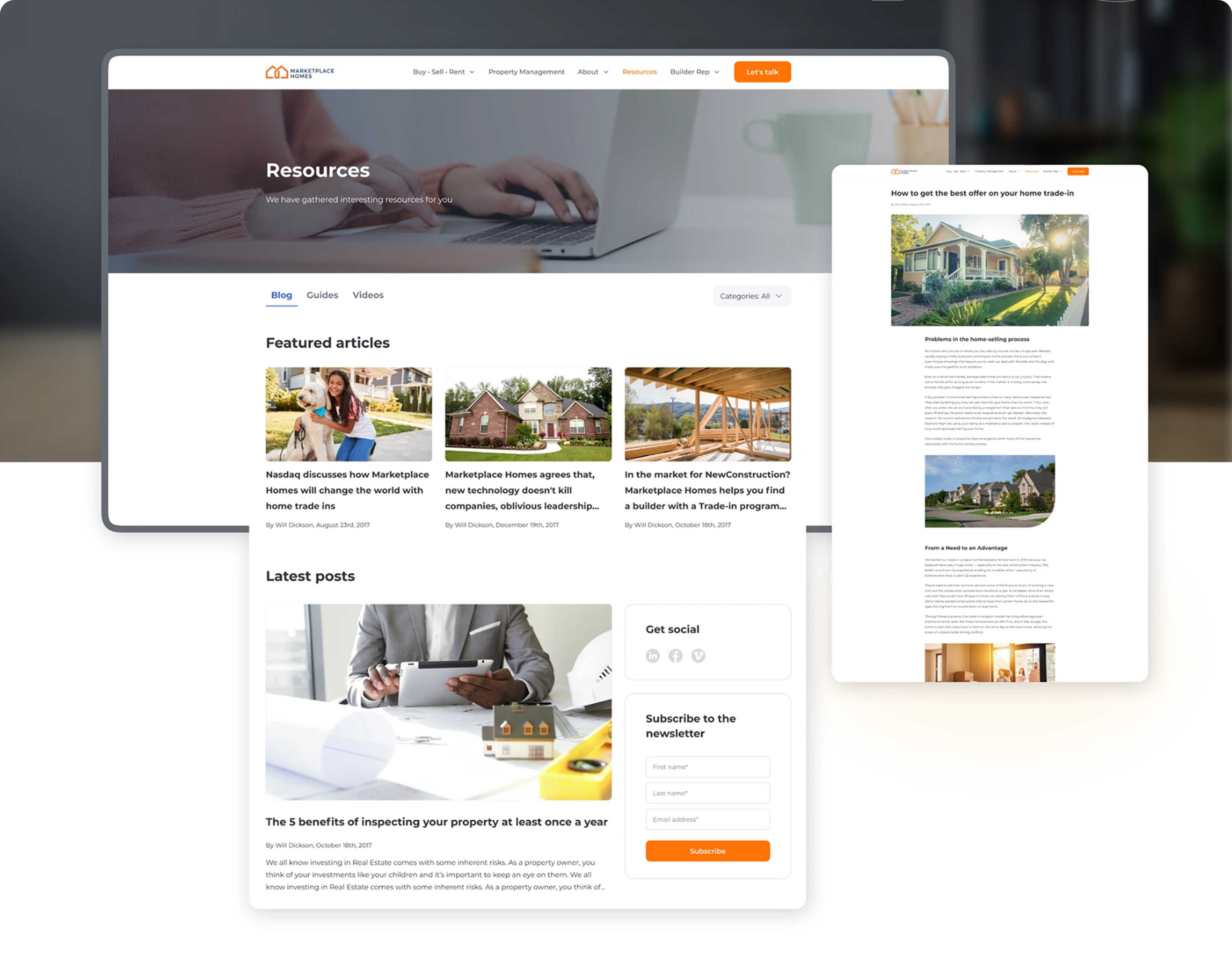 Marketplace Homes — product detail