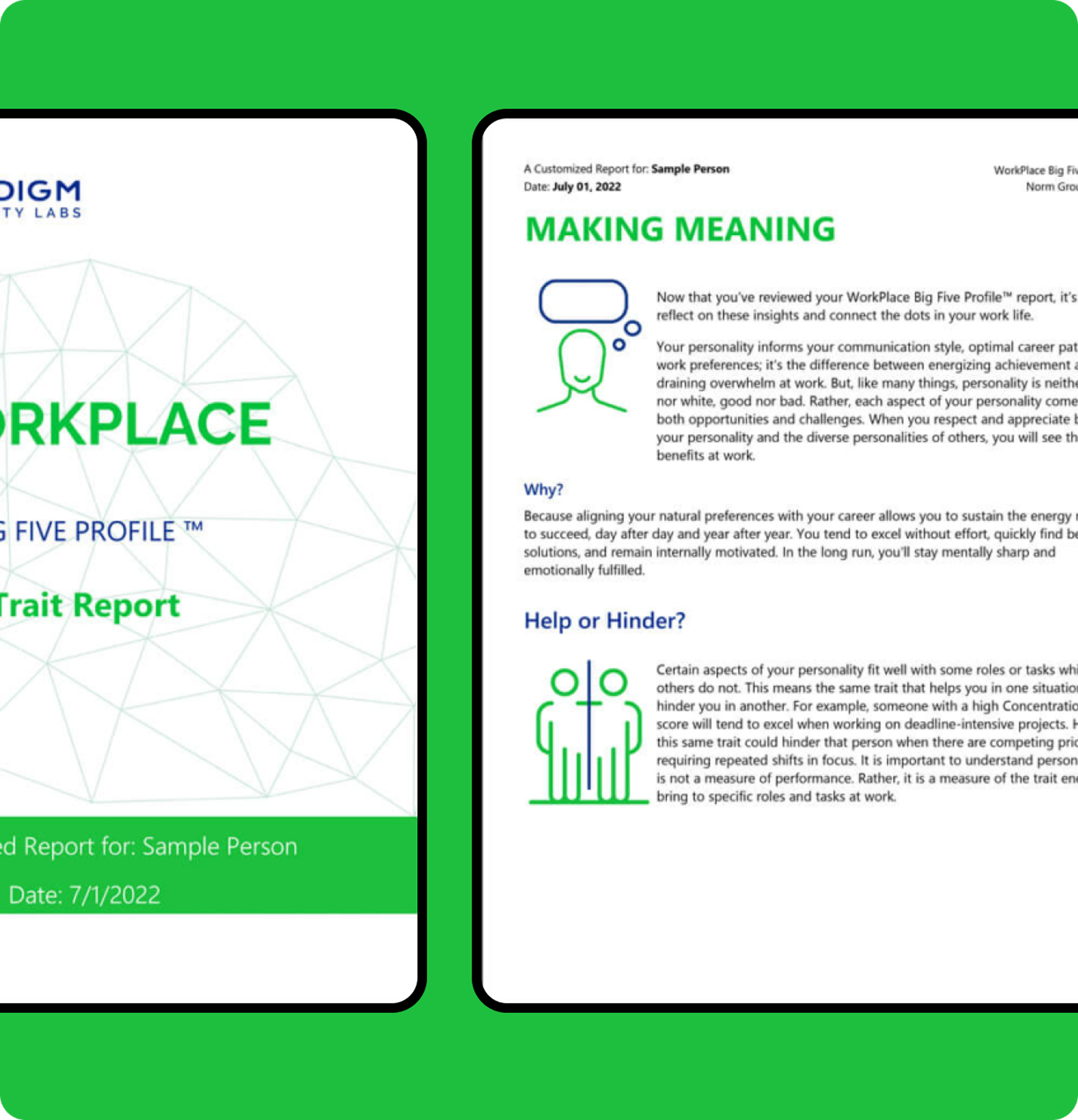 Paradigm Personality Labs — product detail